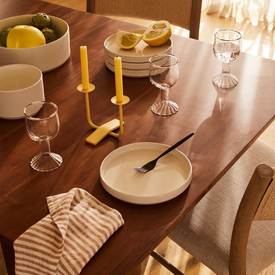 StraightSided Stoneware Dinner Plates West Elm Australia